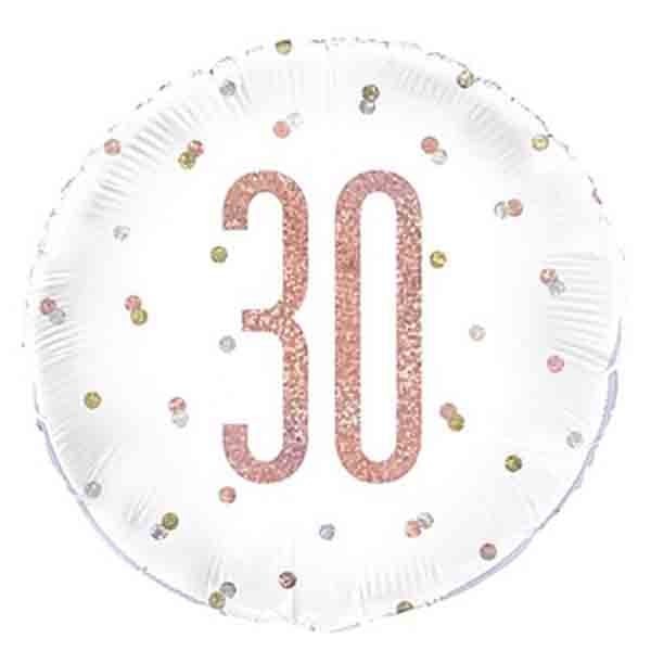 Happy 30th - Foil Balloon