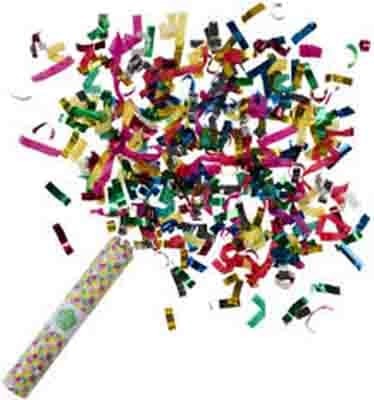 Confetti Cannon with Assorted Colours