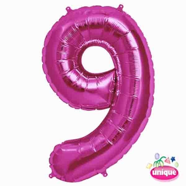 Number 9 Supershape Balloon