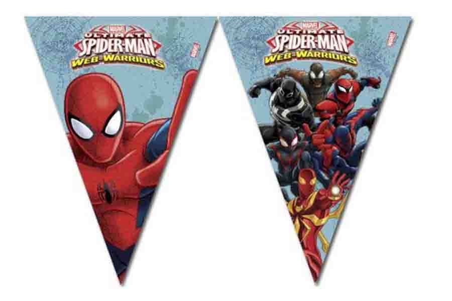 Spiderman - Plastic Flag Banner
