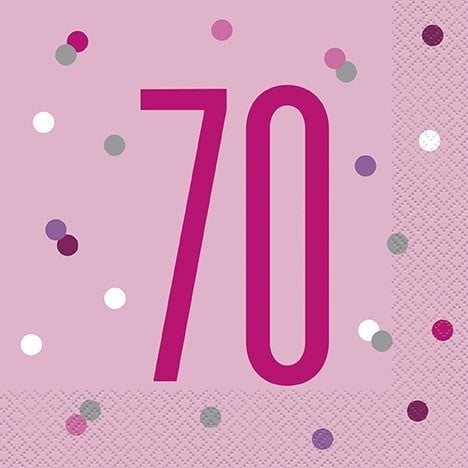 70th Birthday Napkins