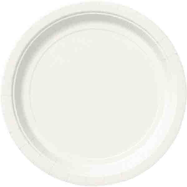White - paper Plates