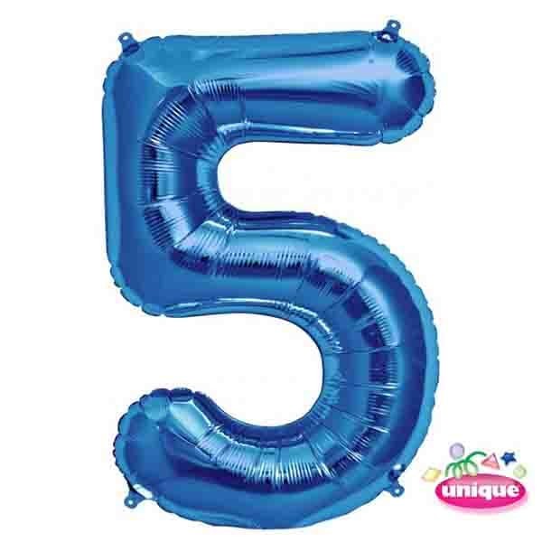 Number 5 Supershape Balloon