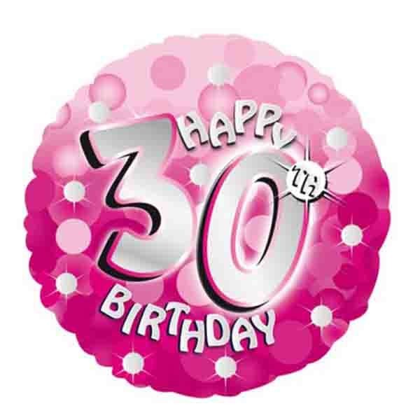 Happy 30th - Foil Balloon