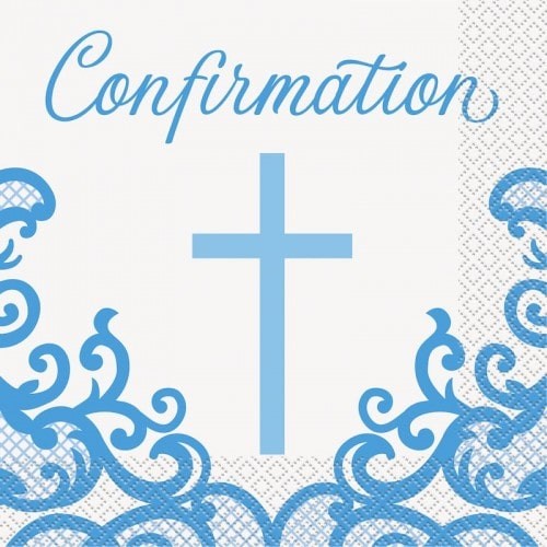 Confirmation Cross - Napkins