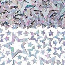 Silver stars Confetti 