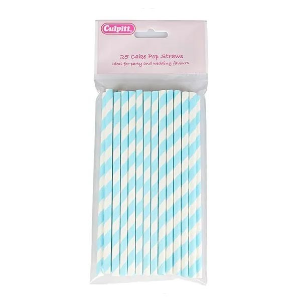 Candy Striped Drinking Straws