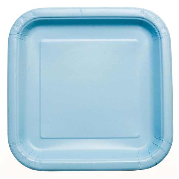Baby Blue Paper Plates