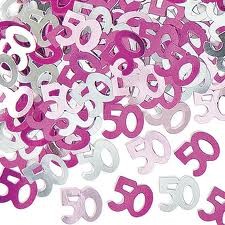 Glitzy Pink - Confetti - 50