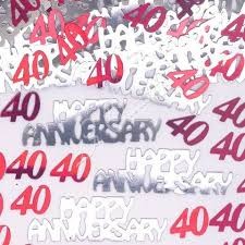 40th Anniversary Confetti
