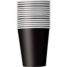 Midnight Black Paper Cups