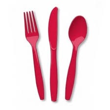 Ruby Red Assorted Cutlery