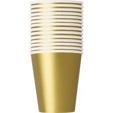 Gold Paper Cups 