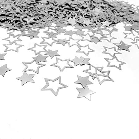 Star Confetti - Silver