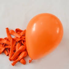 5" Latex Balloons - Orange