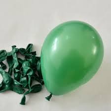 5" Latex Balloons - Green