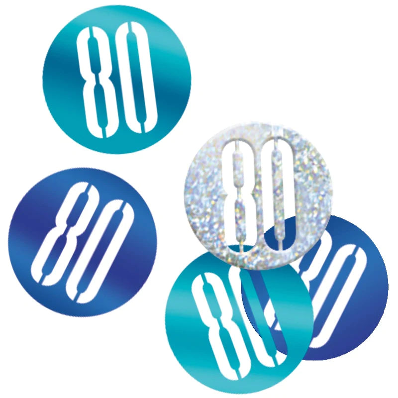 80th Birthday Confetti