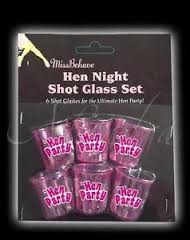 Hen Party Shot Glass Pack 