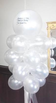 Personalised Wedding Balloons with Helium