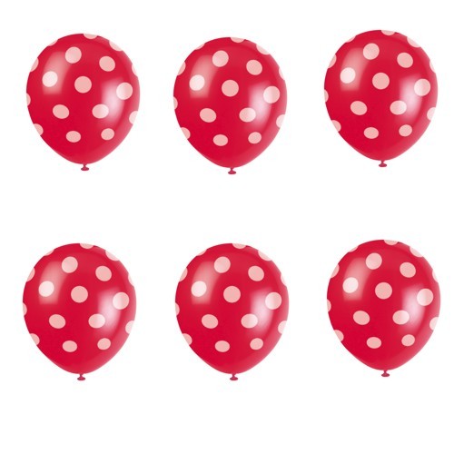 Black Polka Dot - Balloons