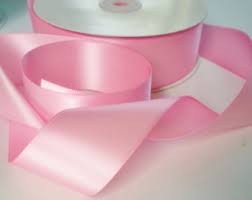 Double Sided Satin Ribbon - Baby Pink