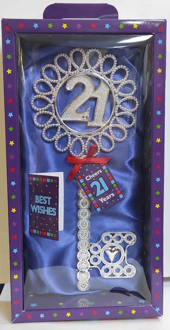 21st Birthday Key  Assorted colours!!