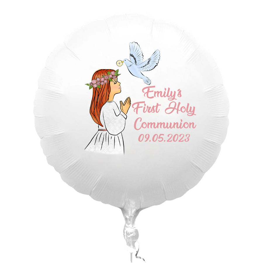 Personalised Communion Balloons