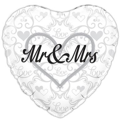 Mr and Mrs Foil Balloon