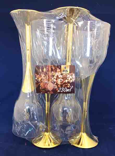 Plastic Disposable - Champagne - Wine Glasses