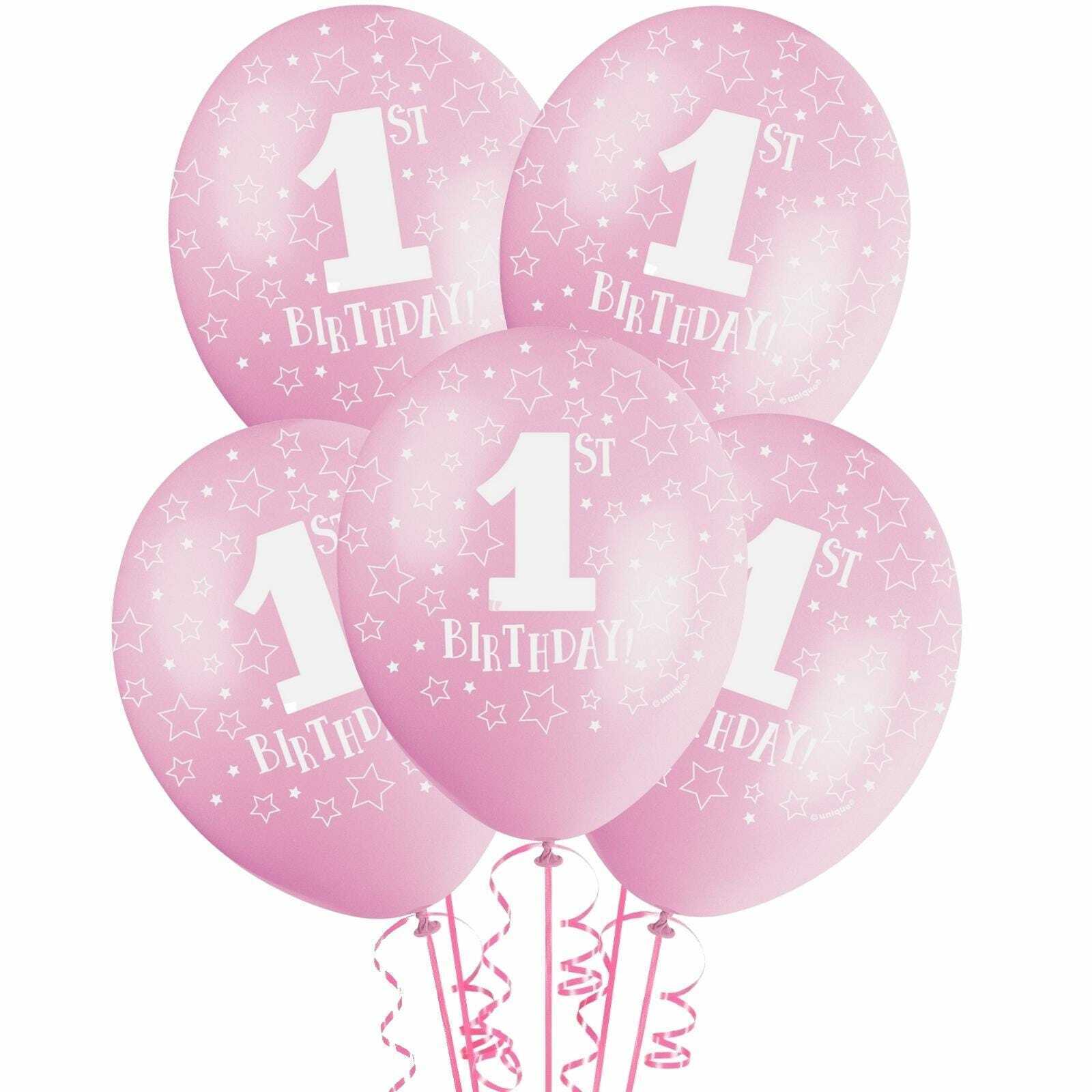 1st Birthday - Pink Latex